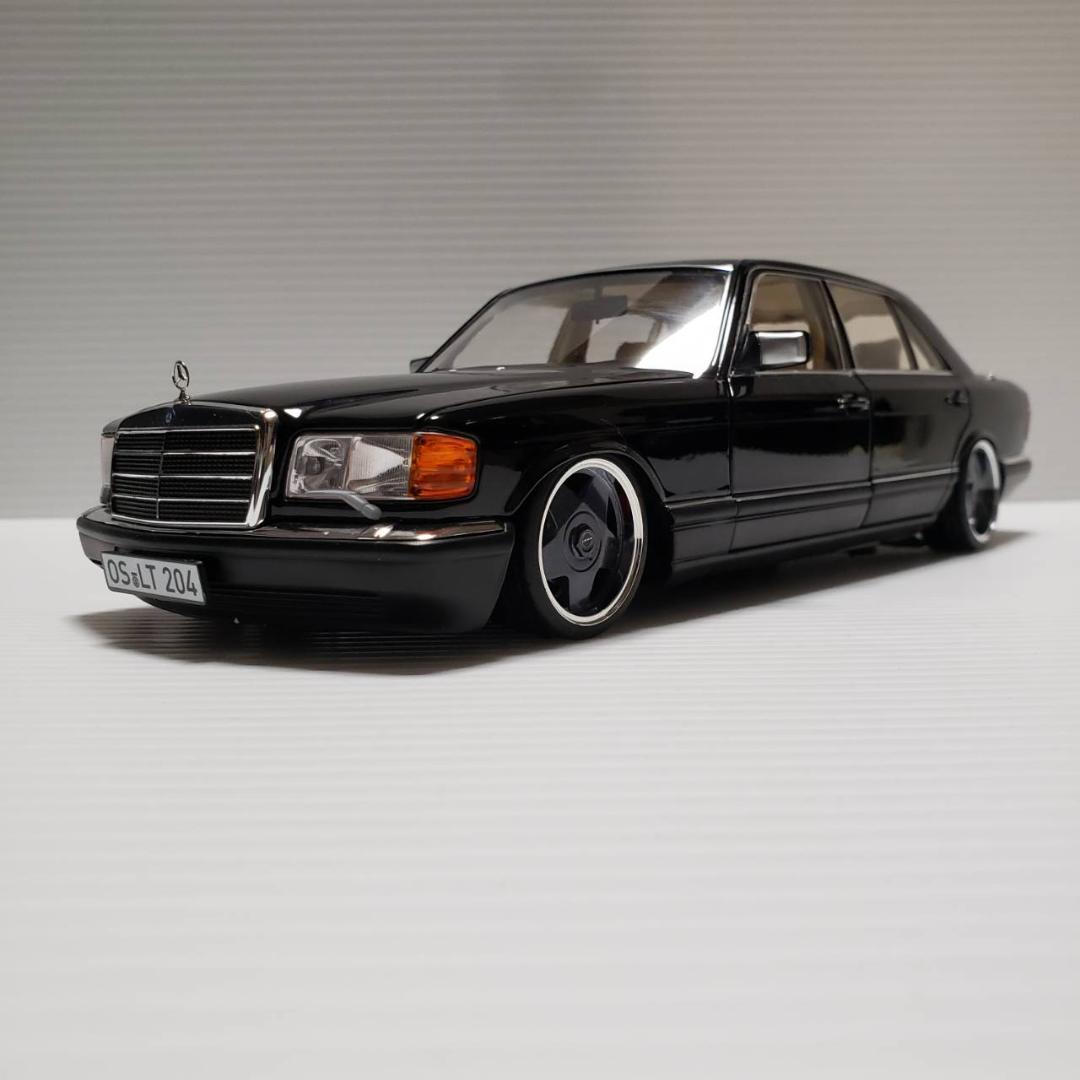 1/18　メルセデスベンツ　Sクラス560SEL W126 カスタム