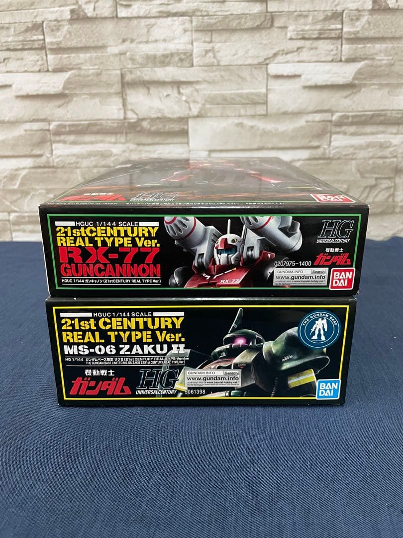 HG リアルタイプガンキャノン リアルタイプ・ザクⅡ 2点セット