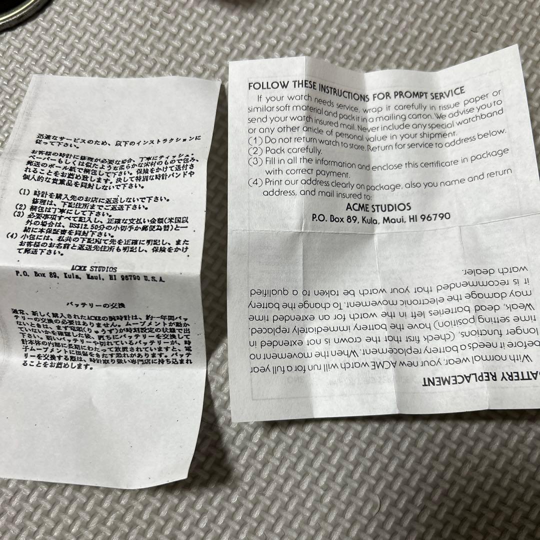 アンディウォーホル　腕時計