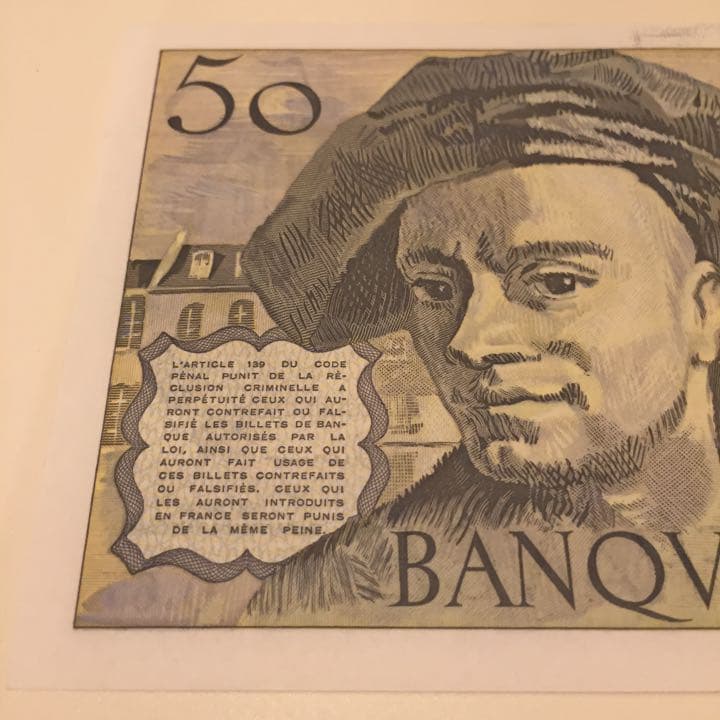 ★未使用 1991年 フランス紙幣 ヴィンテージ アンティーク franc 14
