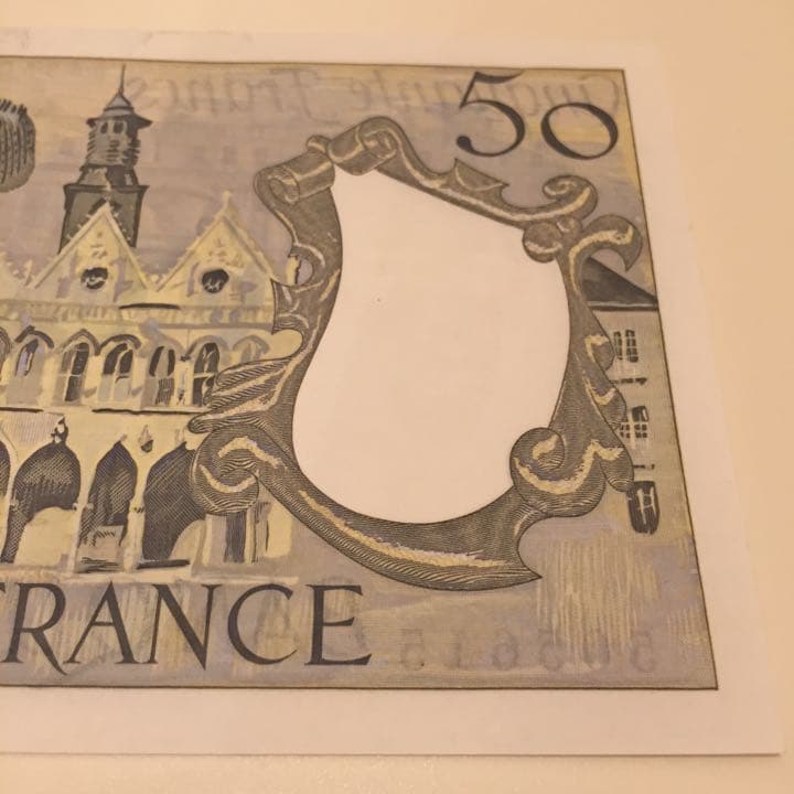 ★未使用 1991年 フランス紙幣 ヴィンテージ アンティーク franc 14