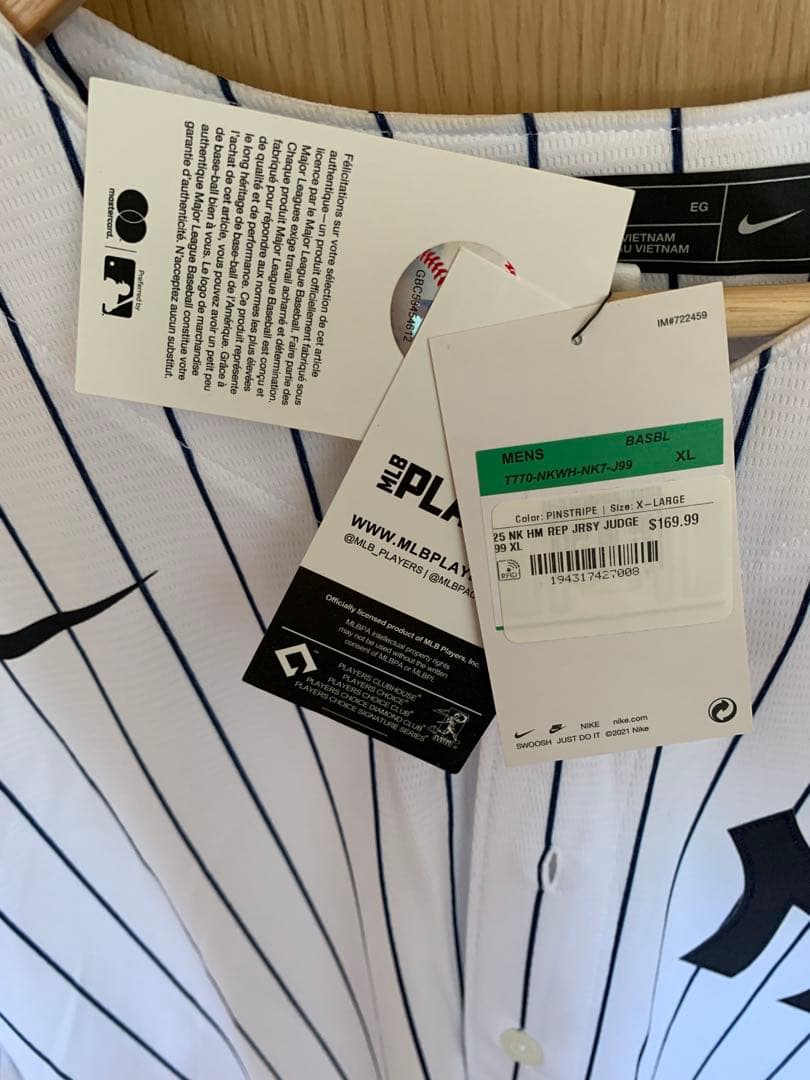 Nike ニューヨーク・ヤンキース ユニフォーム JUDGE 99 XL