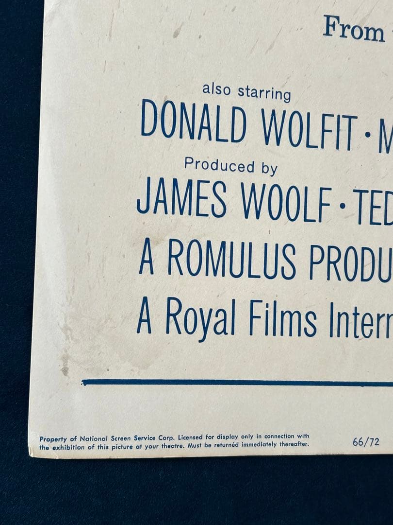 ライフ・アット・ザ・トップ　USオリジナル映画ポスター