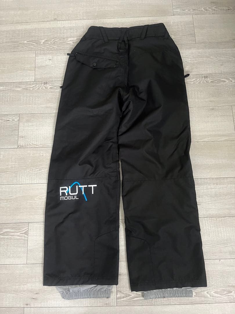 RUTT MOGUL スキーウェア モーグルパンツ M ブラック 膝当て付き