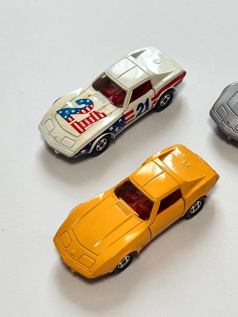 トミカ　青箱　コルベット　4台セット