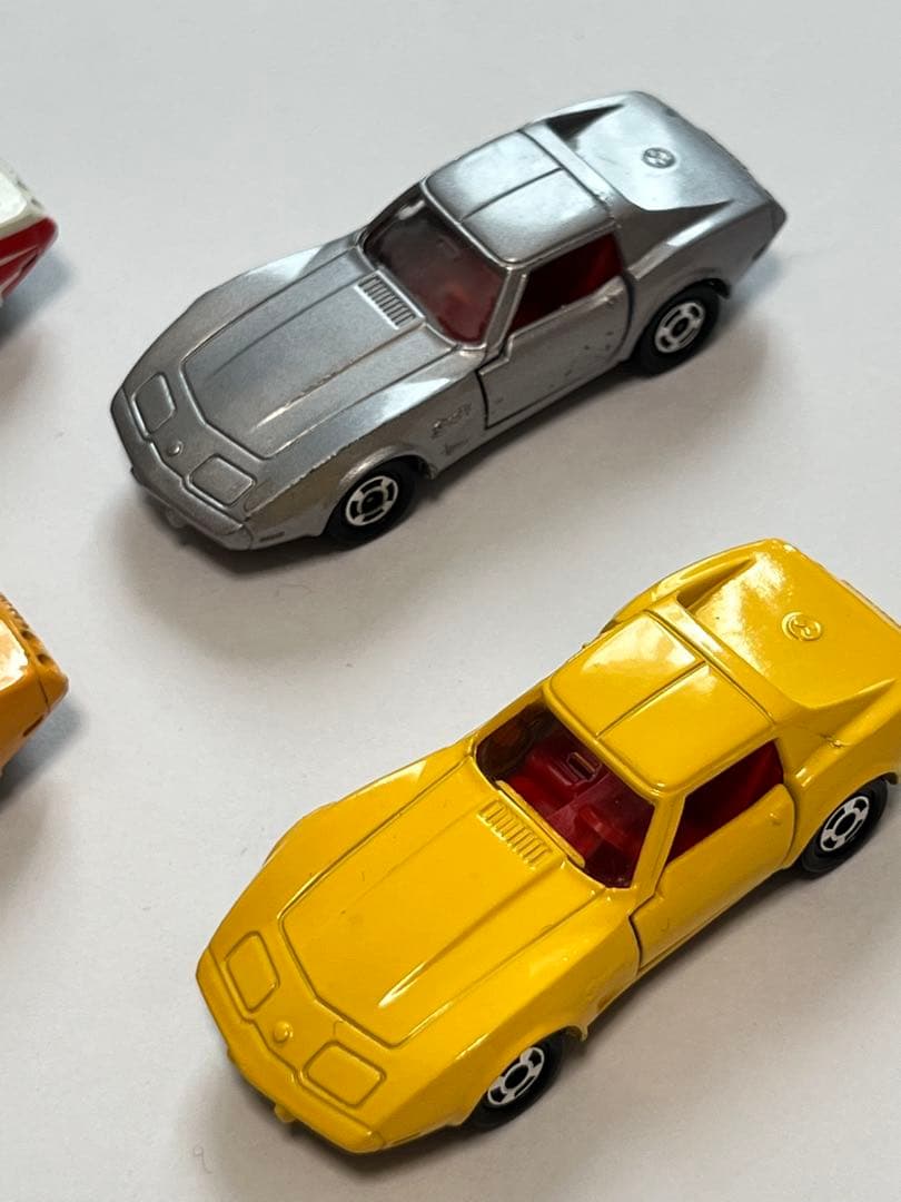 トミカ　青箱　コルベット　4台セット