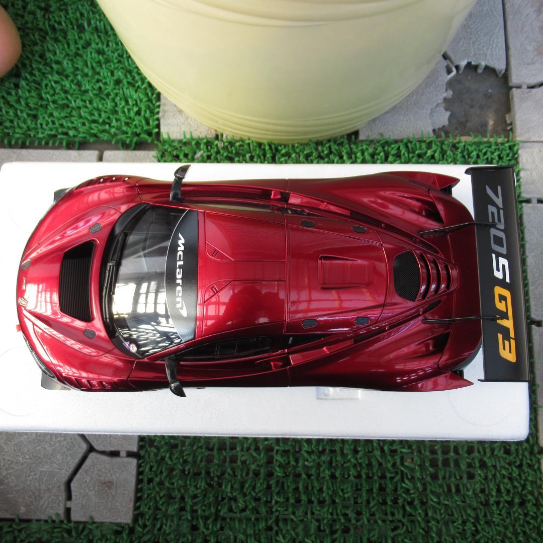 オートアート 1/18 マクラーレン 720S GT3 メタリック・レッド