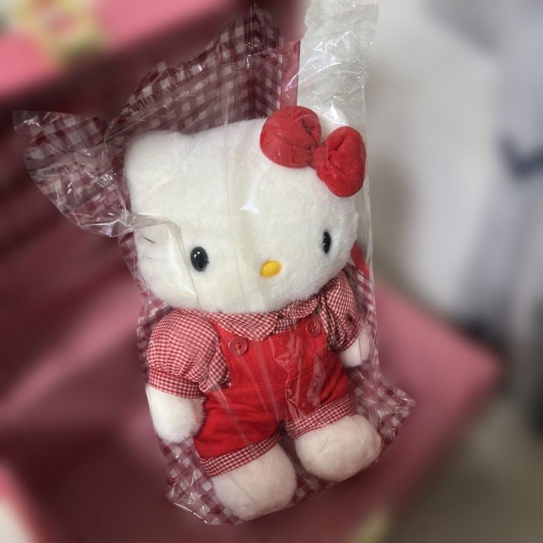 希少！非売品シリアルナンバー付　ハローキティ ぬいぐるみ 未開封　ボックス付き