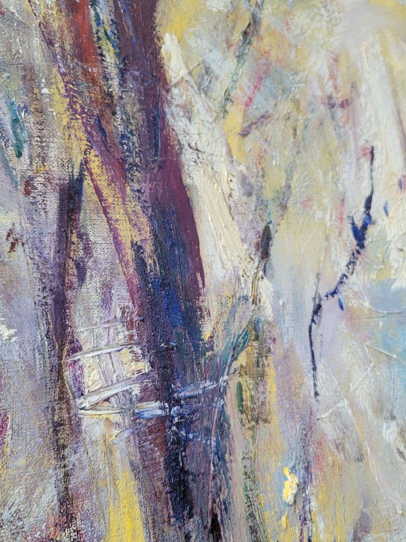 No.11「啓蟄の朝」油彩画