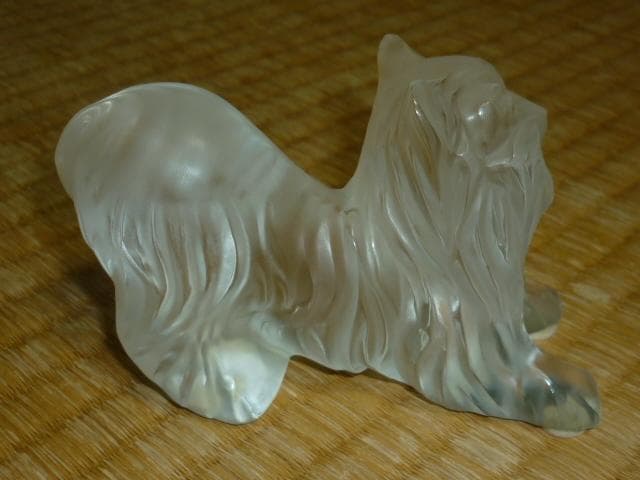 ◆廃盤品 美品 1970年代◆ラリック ヨークシャーテリア #11746