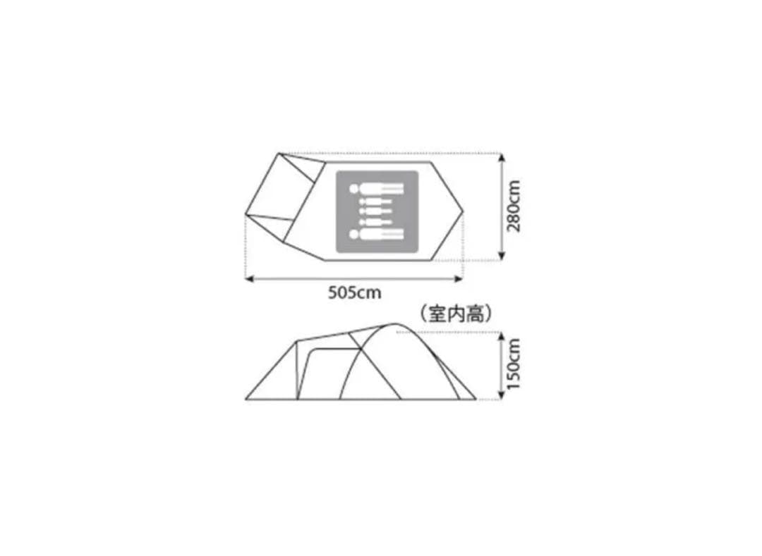 スノーピーク( peak)野遊びセット FK-284 キャンプ　テント