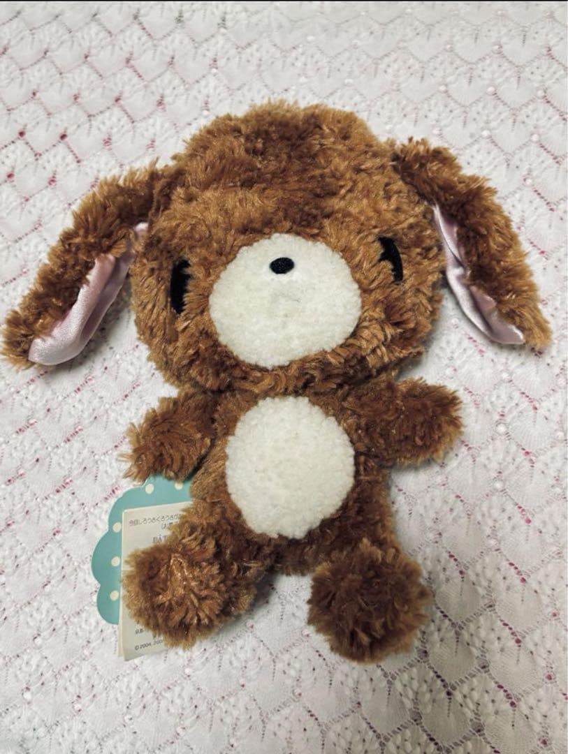 サンリオ　シュガーバニーズ ぬいぐるみ　しろうさ　くろうさ