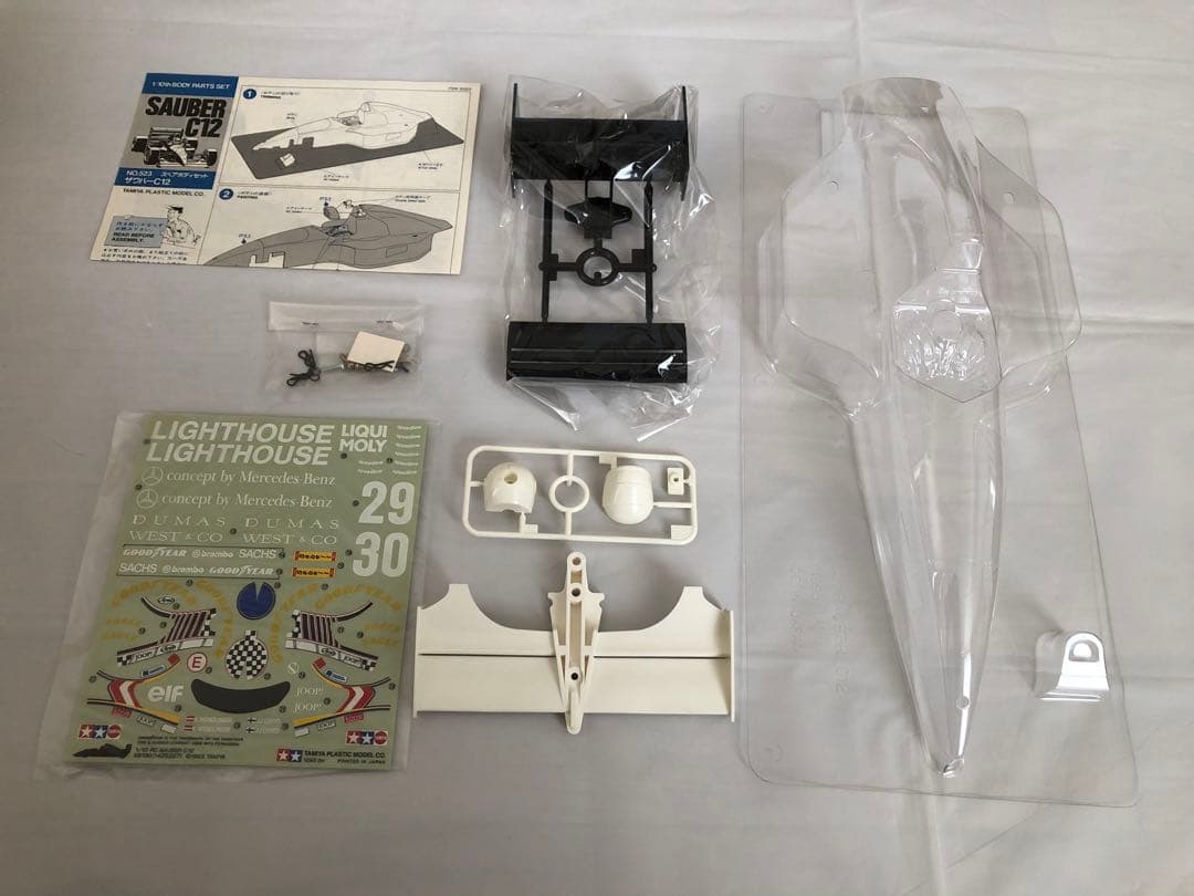 タミヤ 1/10 RC F1 ザウバーC12スペアボディ 絶版 希少