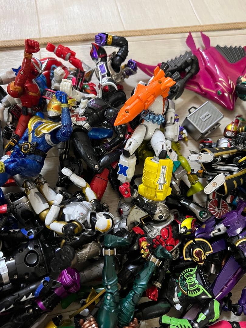 仮面ライダー フィギュア 大量　ジャンク　換装系