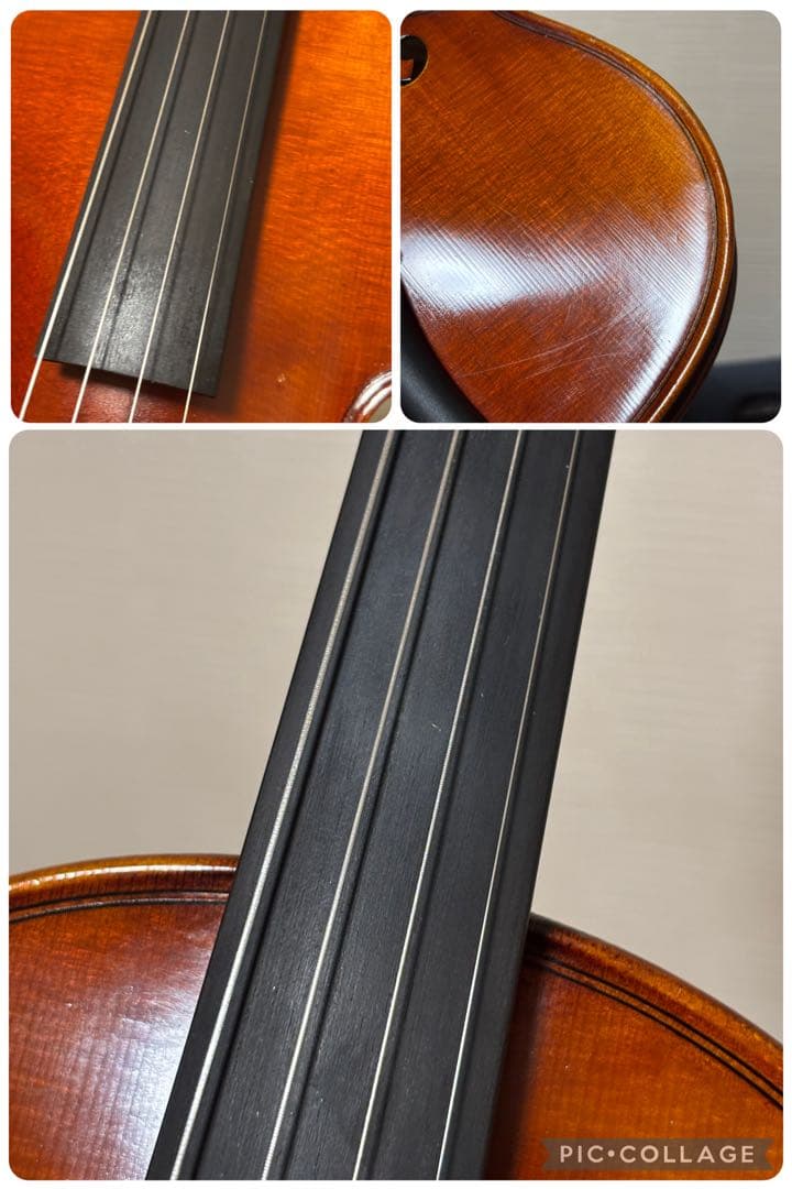【弦交換済み】【付属品多数】ヤマハ　バイオリン　V7G 1/2 2007年