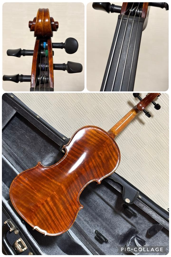 【弦交換済み】【付属品多数】ヤマハ　バイオリン　V7G 1/2 2007年
