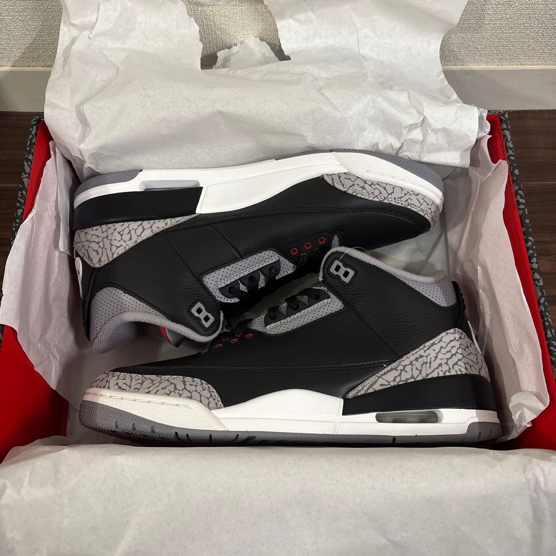 エア ジョーダン 3 レトロ \"Black Cement\" 28.5cm