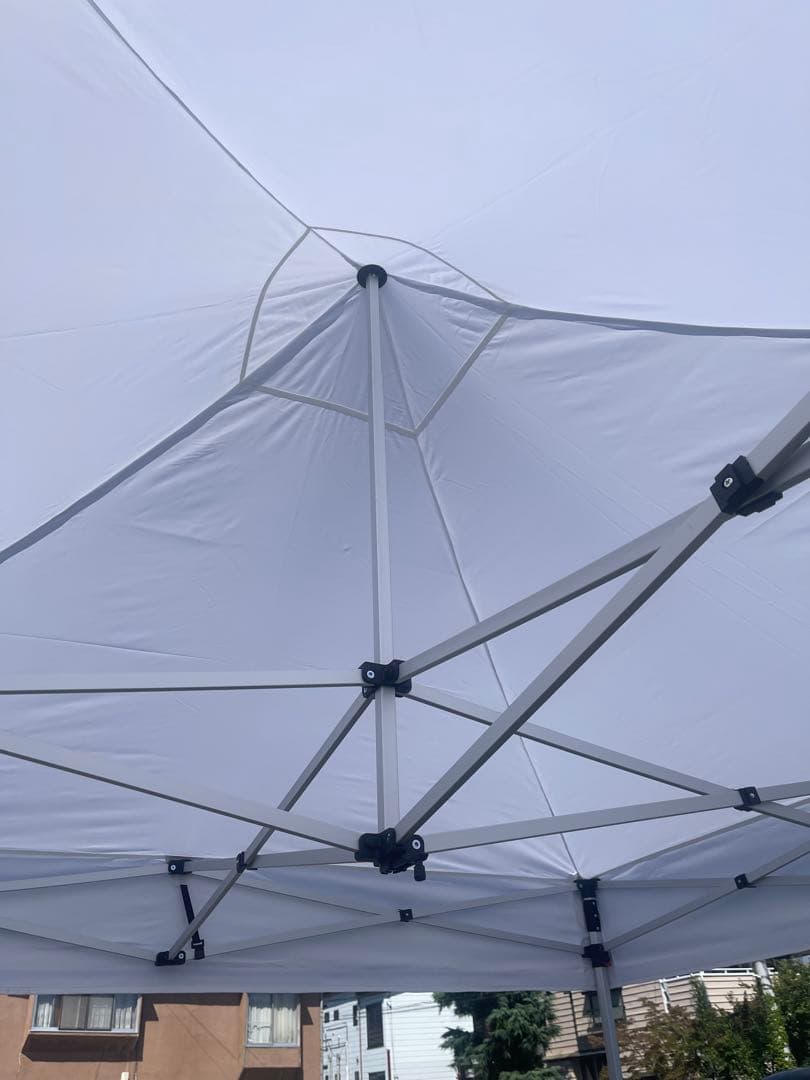 【新品・未使用】軽量オールアルミ ワンタッチテント3m×3m 業務用フリマケート