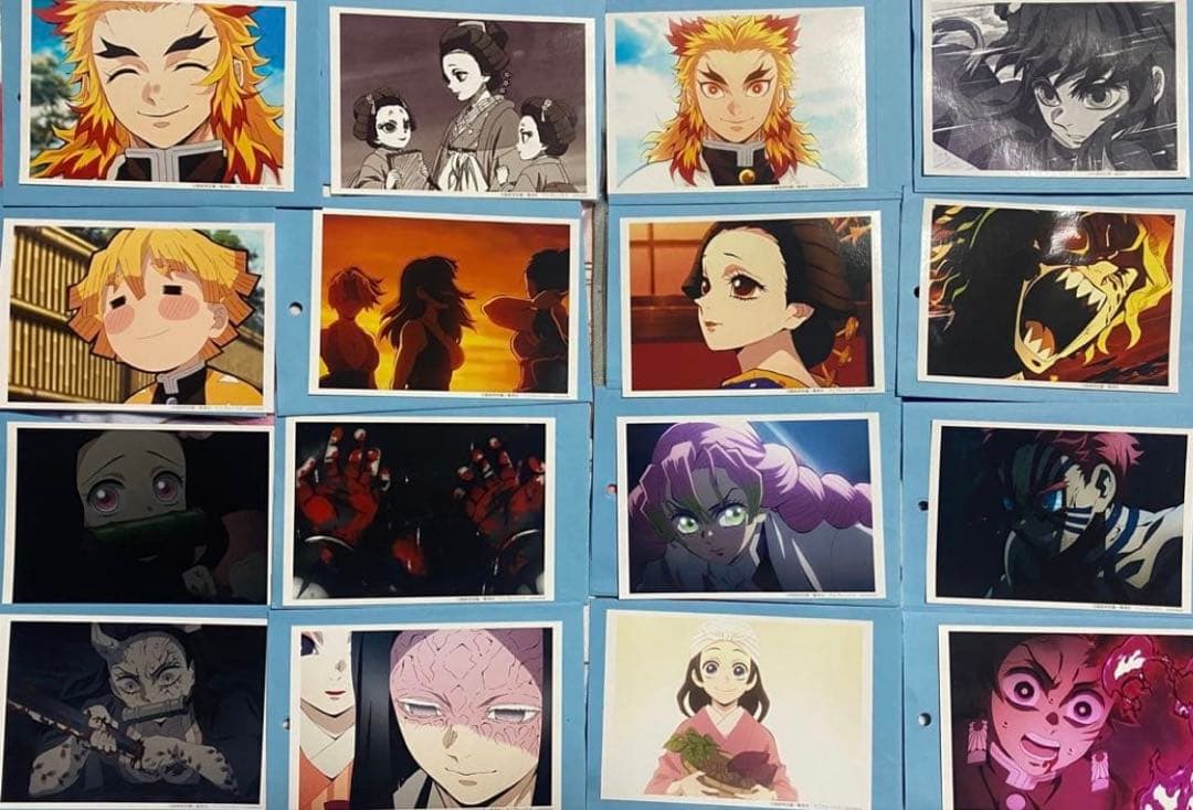 鬼滅の刃　場面写ブロマイドくじ　シークレット含む71枚セット