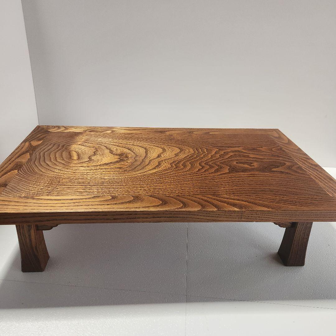 高級工芸品　天然木　花台　盆栽卓　ミニちゃぶ台