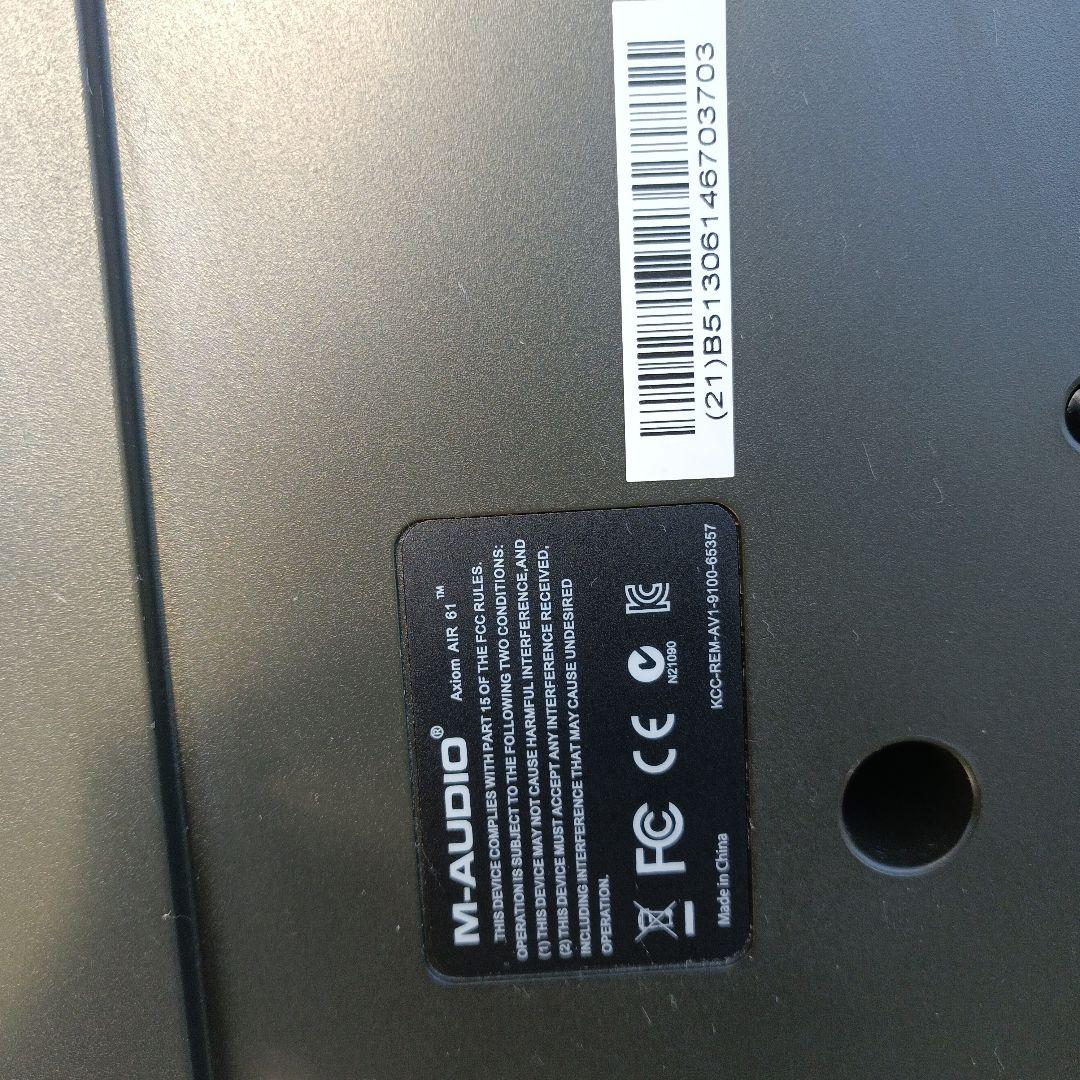 M-Audio Axiom air 61 MIDIコントローラー