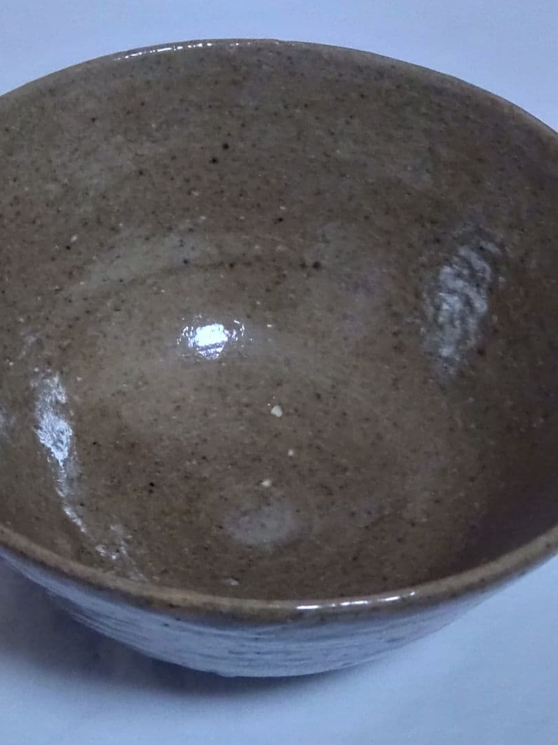 珍品【茶道具】水間焼　栄寿土　抹茶碗