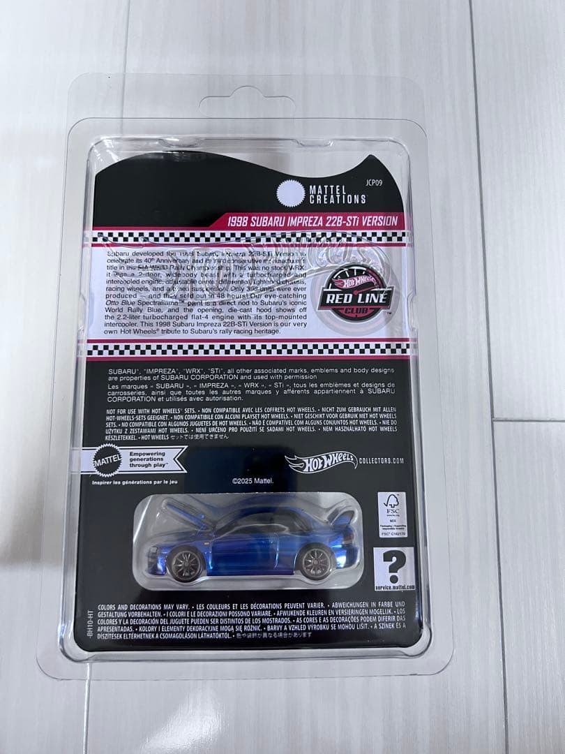 ミニカー hotwheels Rlc subaru