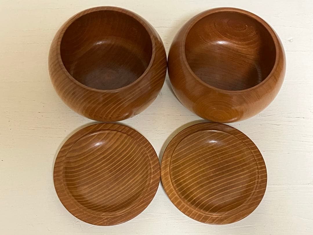 囲碁 碁石 中古品 桐箱