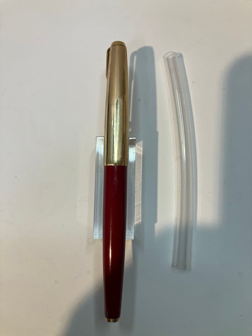 Parker　61 バーガンディ　EF　洗浄用シリコンチューブ付き