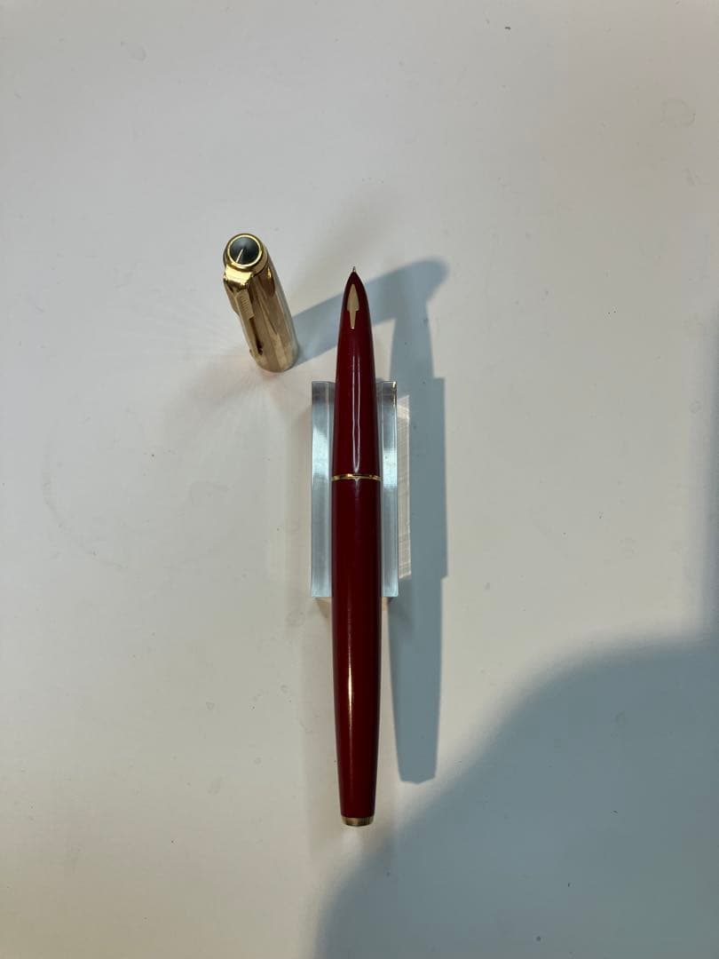 Parker　61 バーガンディ　EF　洗浄用シリコンチューブ付き