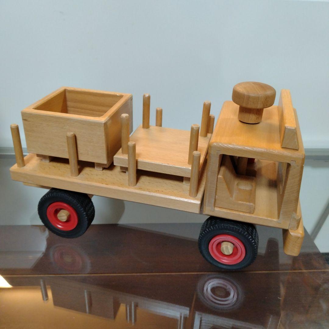 fagus ファーグス ブナの木で作られた働く車 フォークリフト トラック