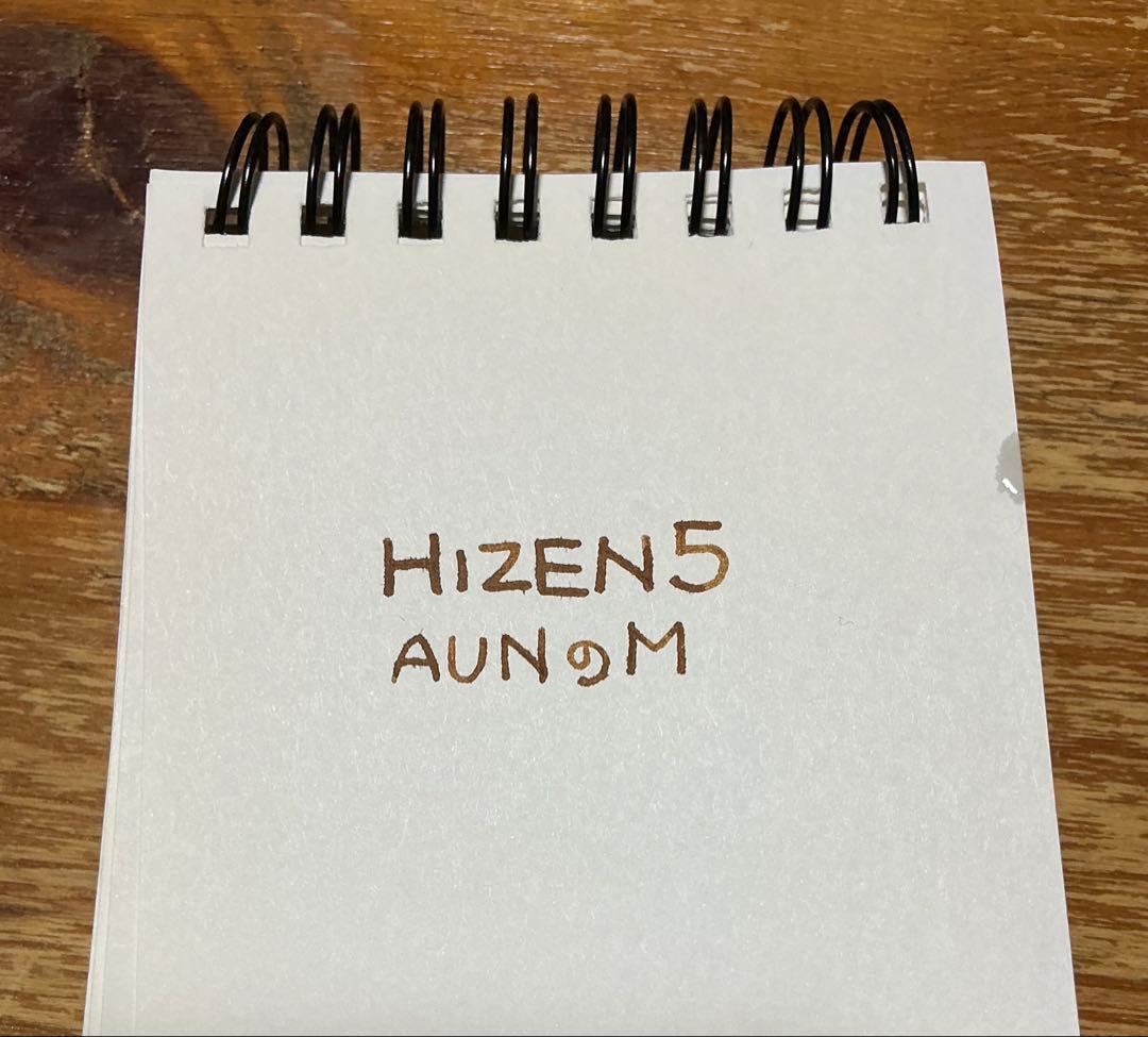 HIZEN5 ガラスペン IMARIPEN 金彩赤濃唐花文 伊万里焼