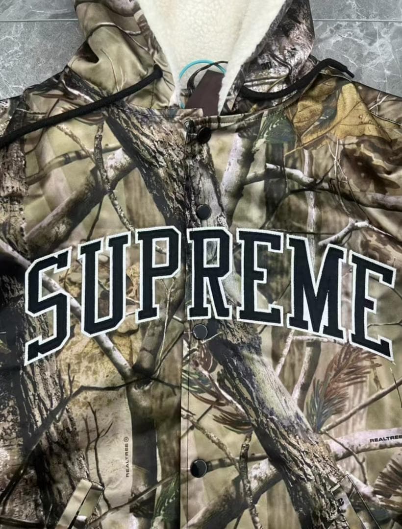 SUPREME 迷彩柄 フード付きジャケット