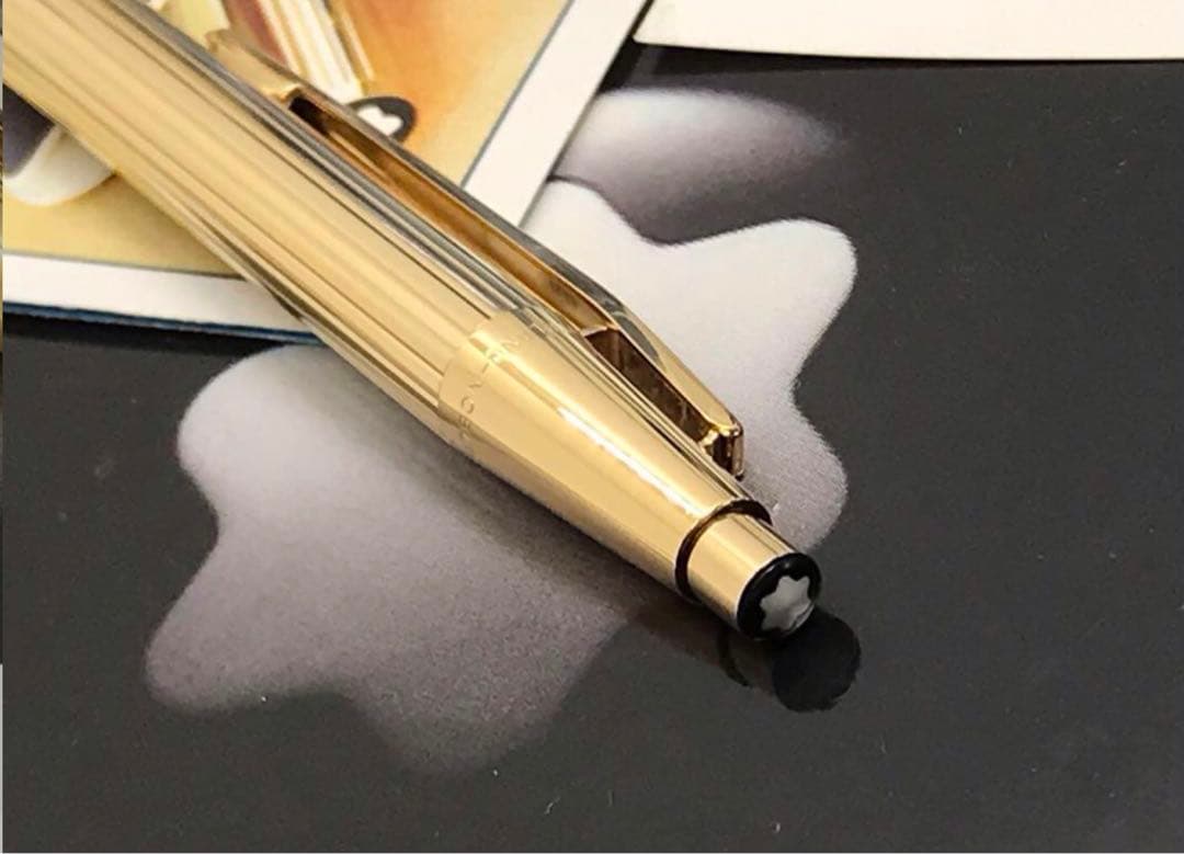 モンブラン　ボールペン★極美品！金運を呼ぶ総金張り銘品★ノブレスNo1947稀型