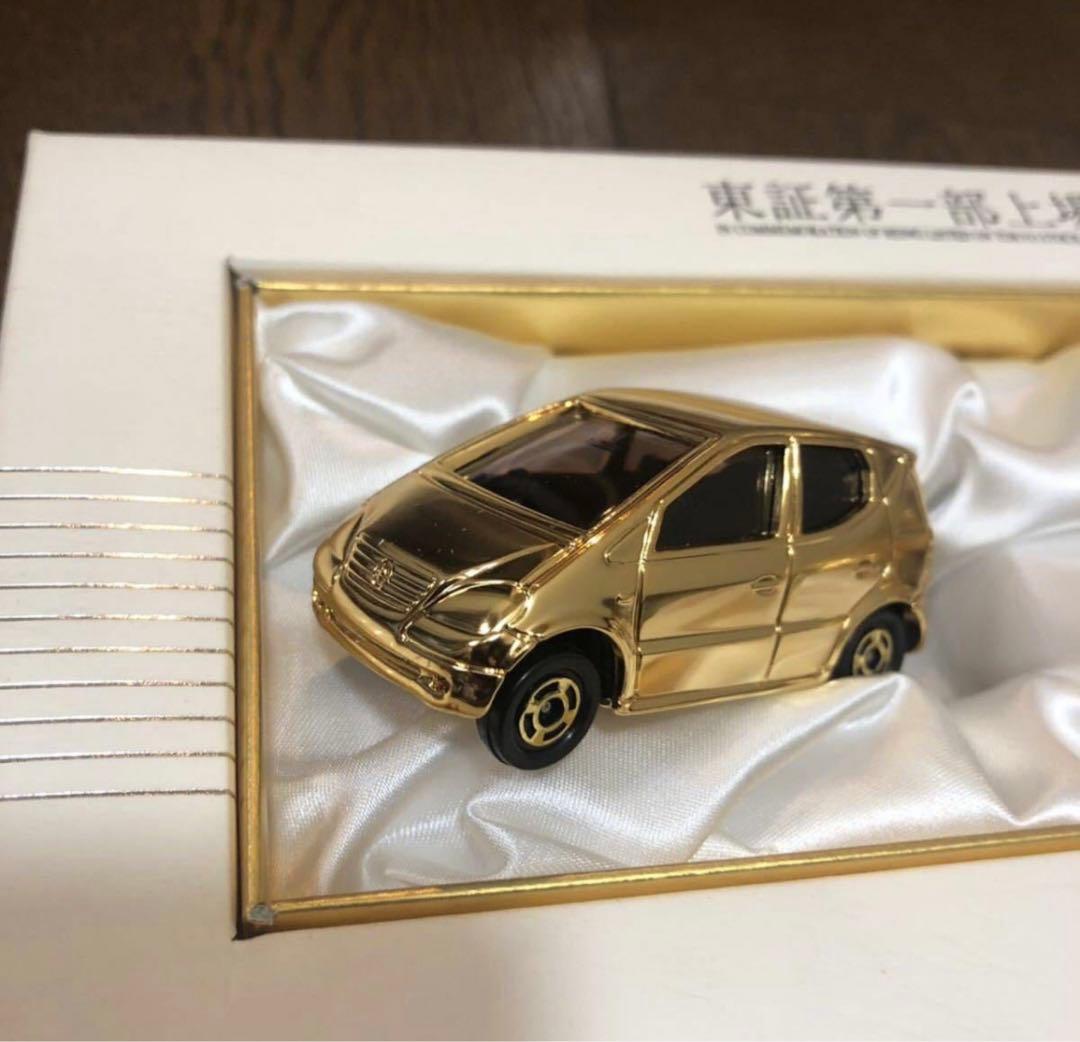 2000年3月1日東証1部上場記念　金メッキトミカ