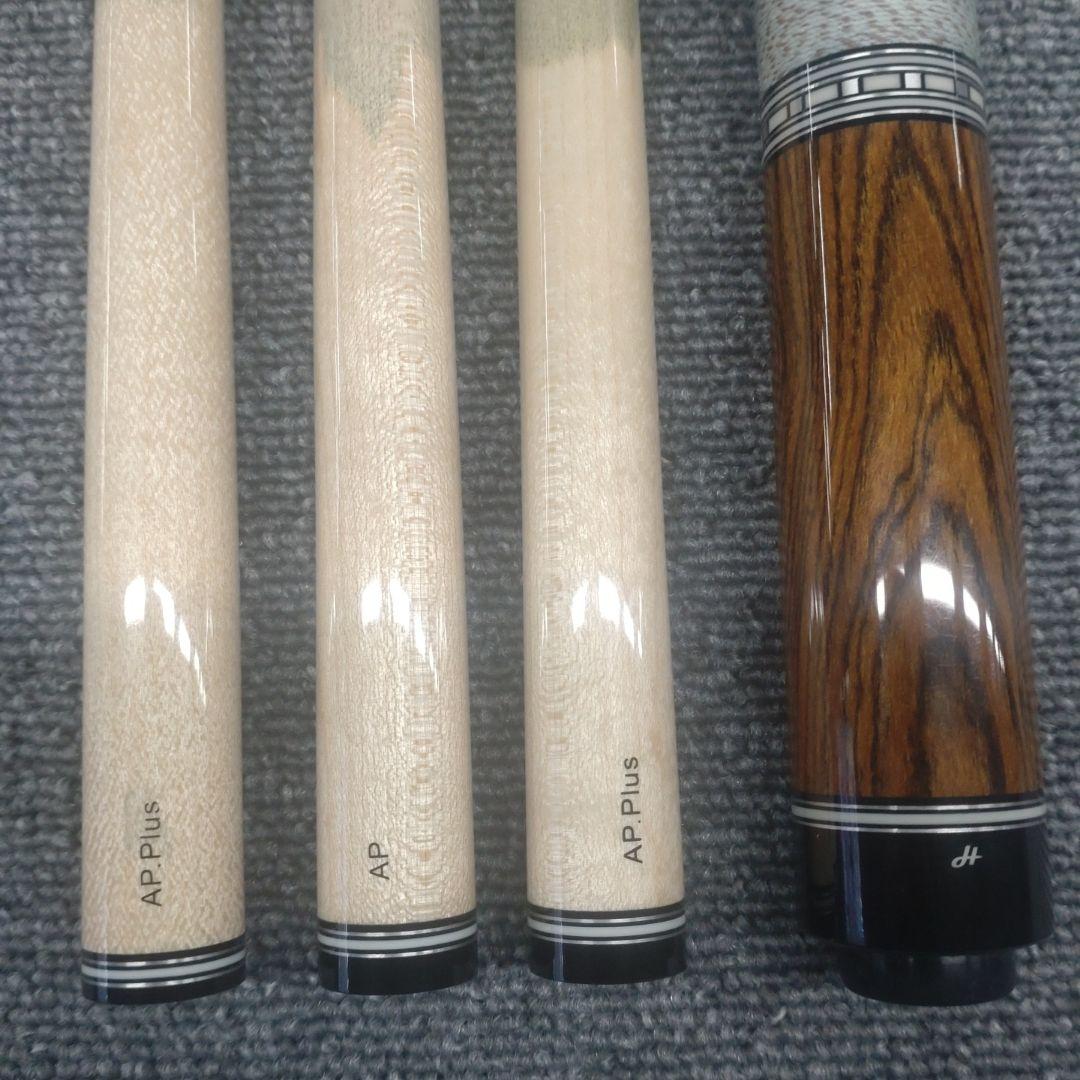 HOW CUE　ハオキュー　ボコテ　3シャフト　付属品多数　ビリヤード