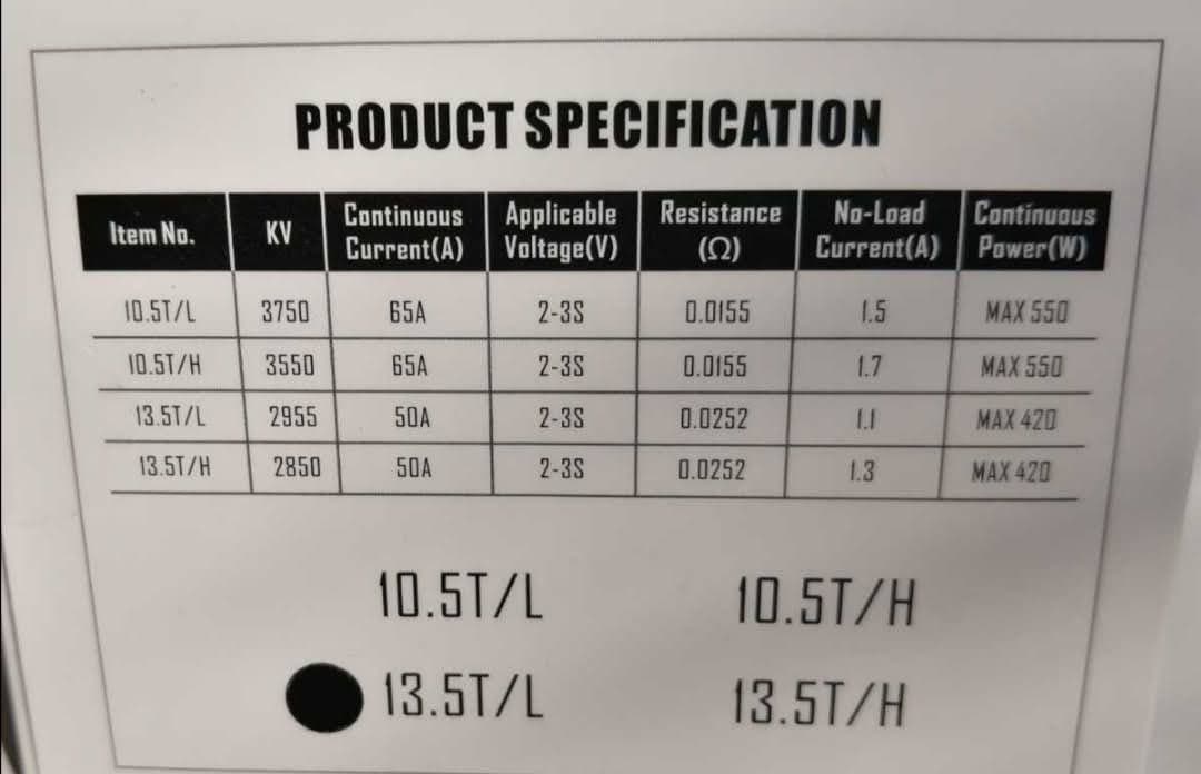 新品　ブラシレスモーター　13.5T ラジドリ　メタルガレージ