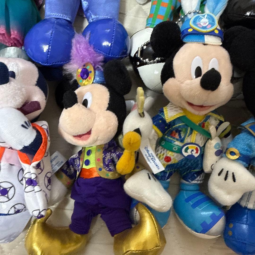 ミッキー ミニー ぬいぐるみバッジ 12体セット バラ売り可 クリスマス
