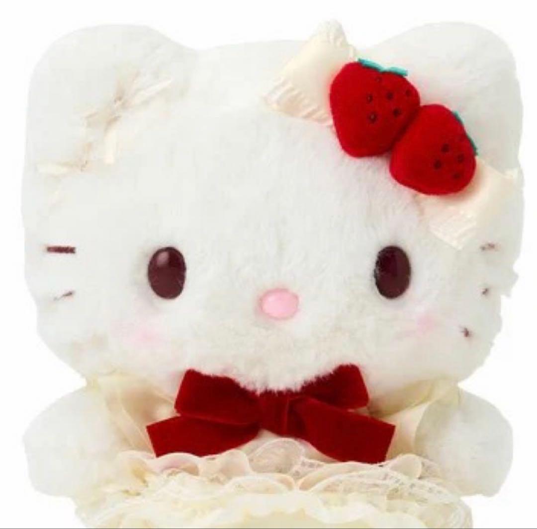 【新品】ショートケーキデザインシリーズ　キティ ぬいぐるみ　ネックレス