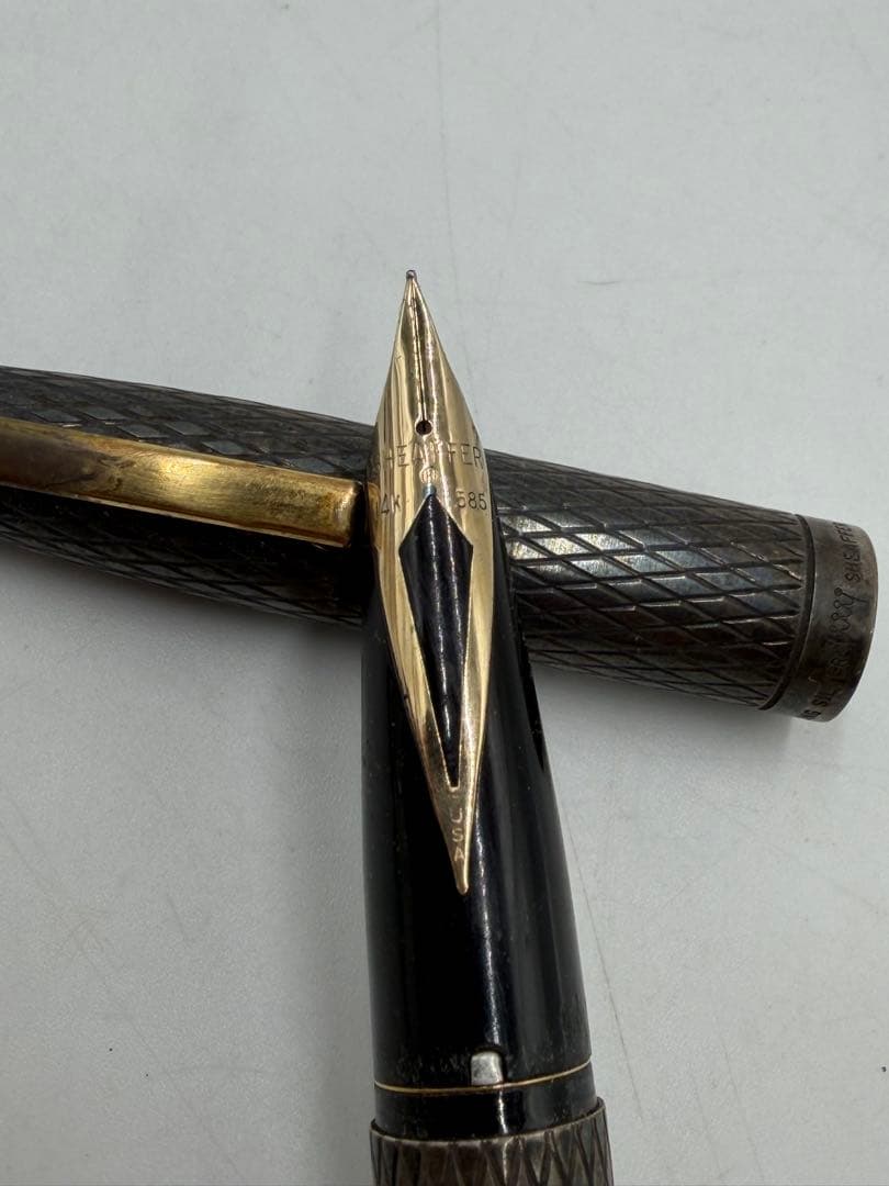 万年筆 ペン先14K585 Sheaffer シェーファー スターリングシルバー