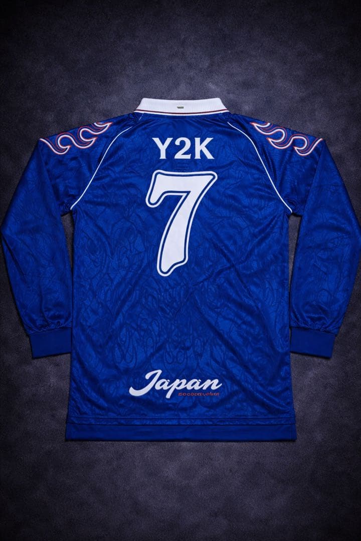 ASICS 青 ジャージ 背番号7 Y2K