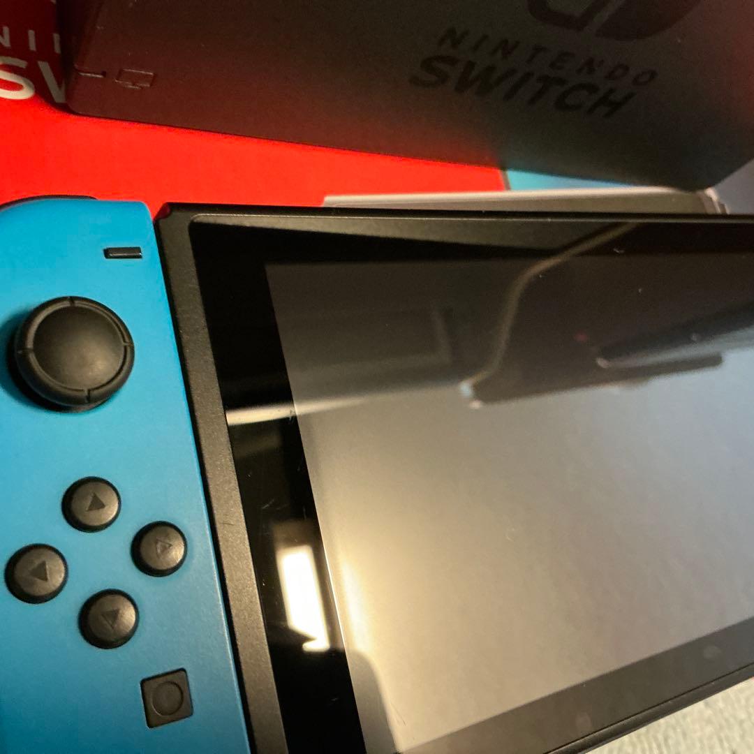 Nintendo Switch 本体 青/赤 付属品全て　sd カード