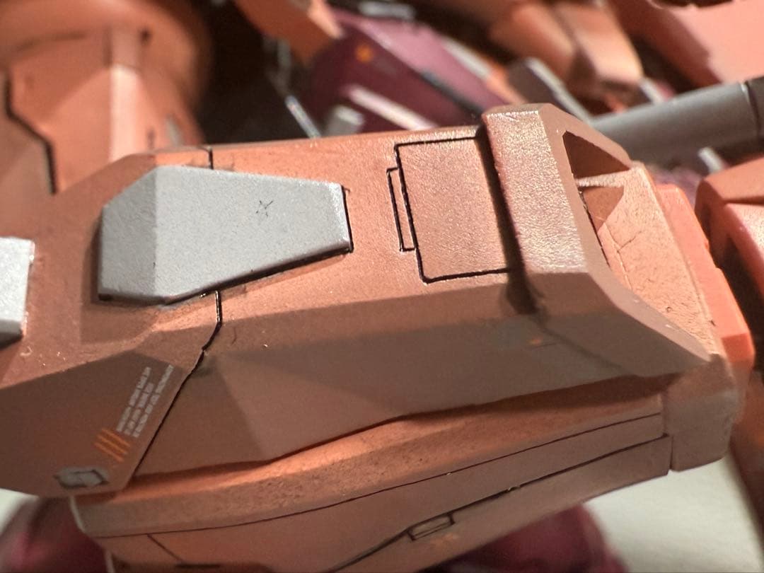 ガンプラ MG 1/100 ゲルググ 全塗装完成品 レジン改造 艶消し仕上げ