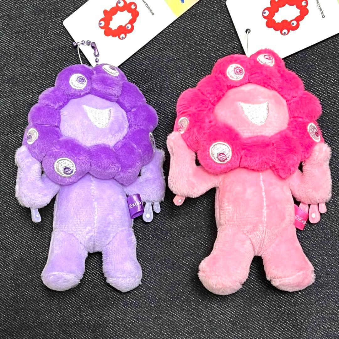 ミャクミャク ボールチェーンマスコット 日焼け＆推しカラー ８種セット