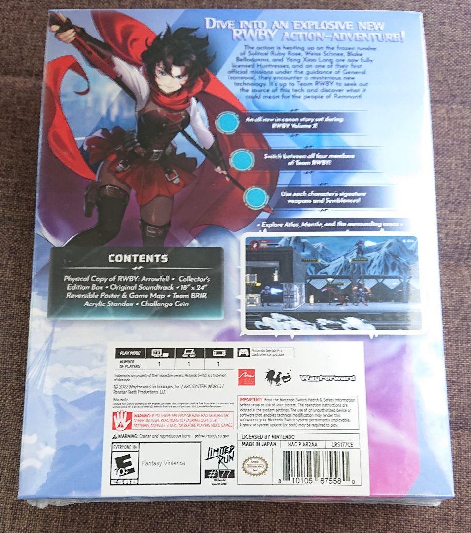 RWBY ARROWFELL コレクターズエディション ニンテンドースイッチ