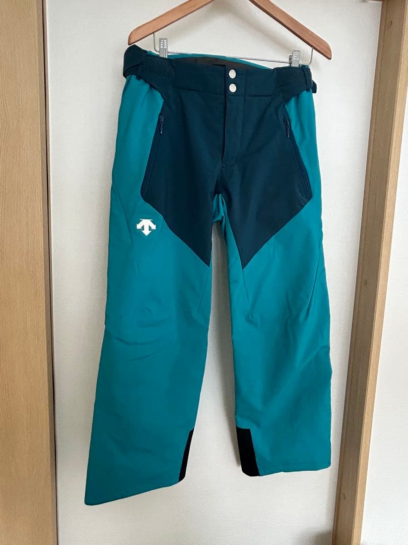 DESCENTE スキーウェア 青　白　Mサイズ