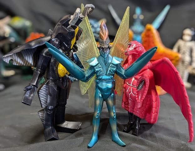 ウルトラマンパワード＆登場怪獣・宇宙人（バンダイ）ソフビコンプ18体セット