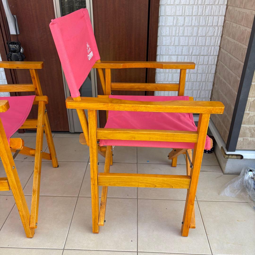 テーブル・チェア・ハンモック Coleman WOOD CHAIR CLASSIC STRAWBERRY