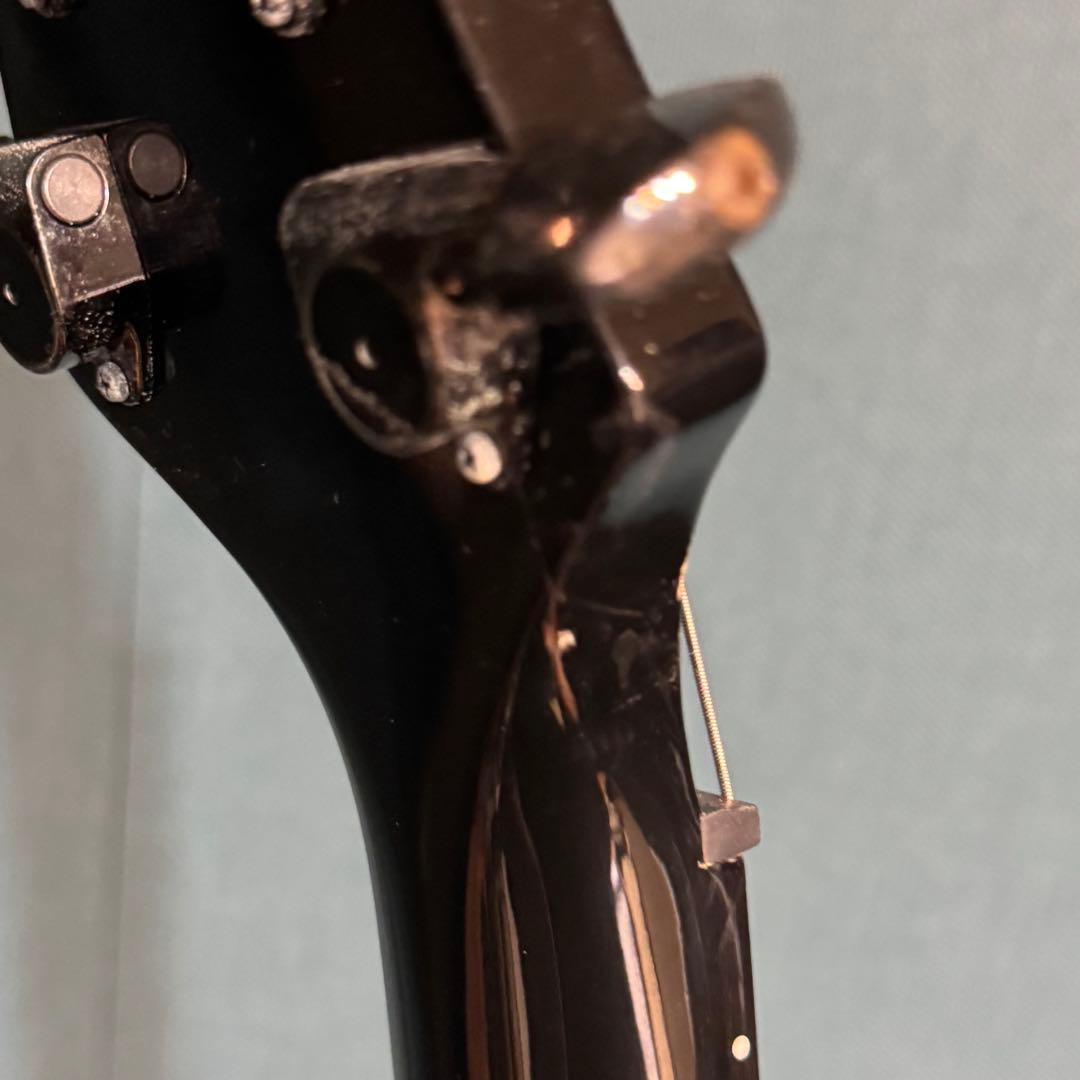 【生産完了】キャパリソン　Angelus エレキギター　ブラック24フレット