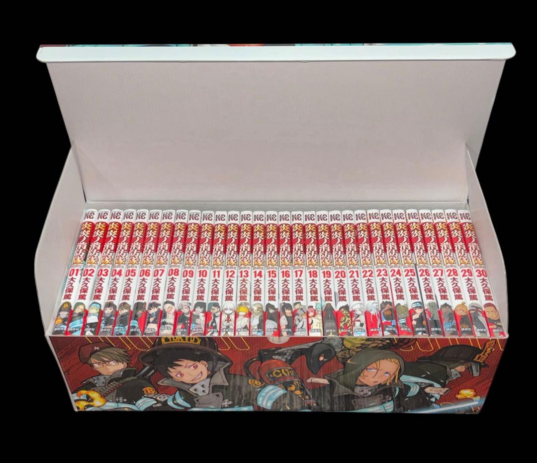 炎炎ノ消防隊 1-34巻 全巻 新品 多数 1-30巻BOX付き